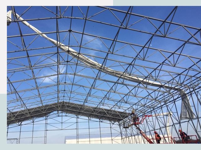 Шатровые ангары от 623 руб. в Ставрополе и Ставропольском крае