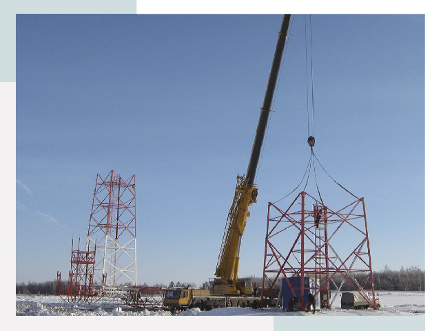 Монтаж вышек связи в Ставрополе